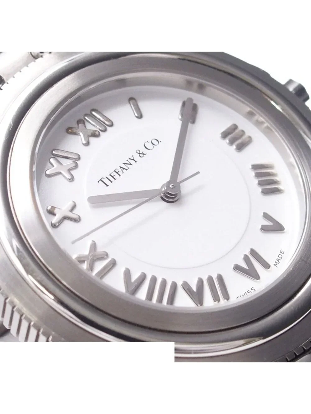 Tiffany & Co Intaglio White Dial SS Watch